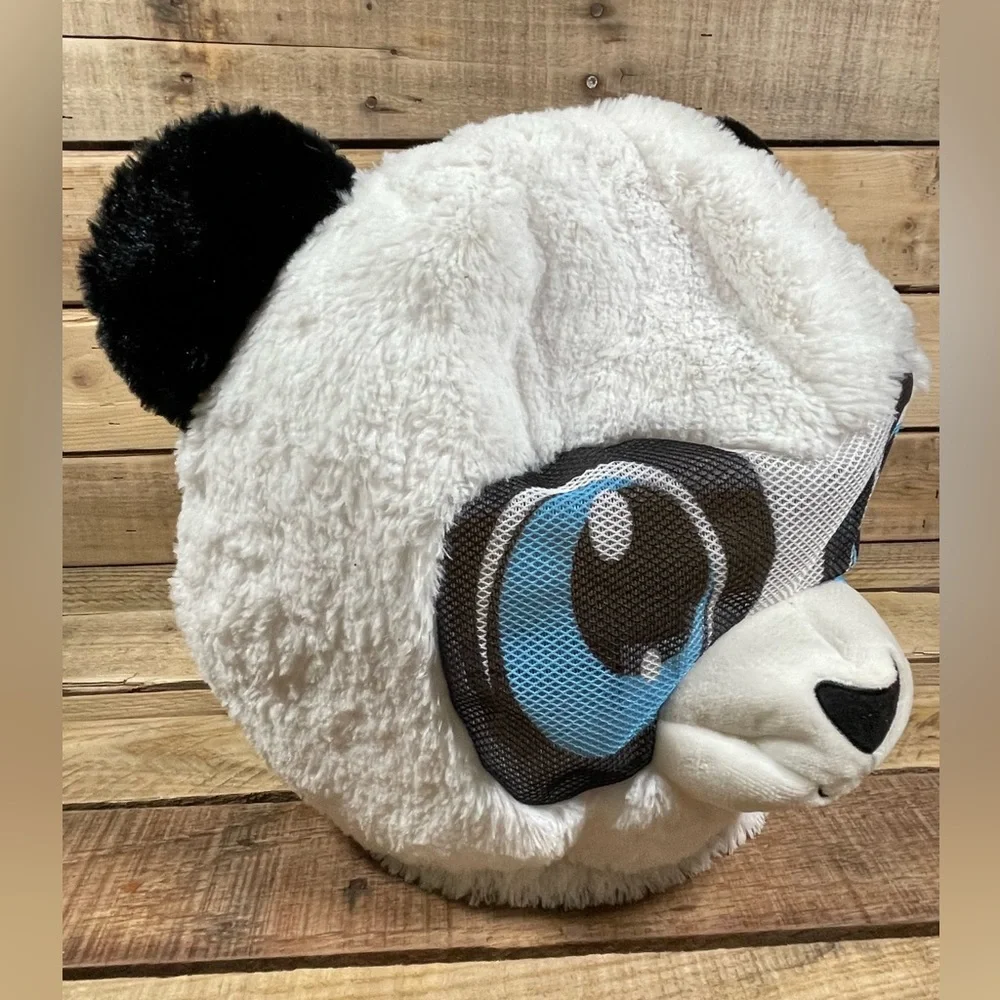 Animasks Panda Bear Plush Good Stuff Mask White Black Cosplay Halloween Costume